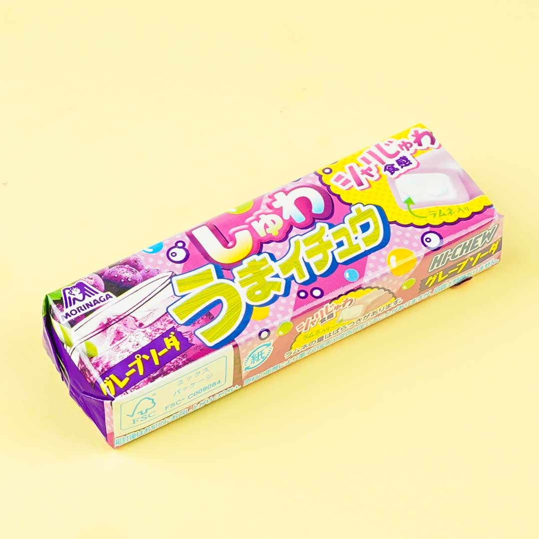 Morinaga Shuwauma Ichu Uma Soda Candy - Grape Soda
