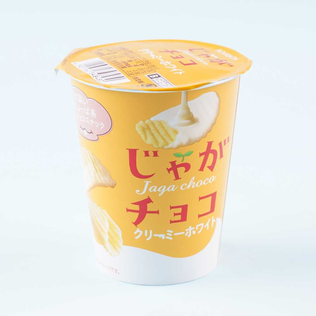 Bourbon Jaga Choco Potato Chips - Creamy White