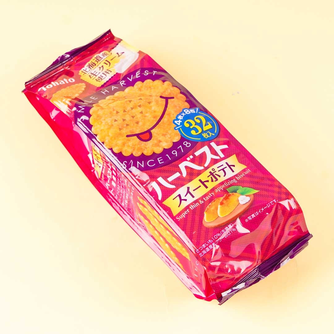 Tohato Smile Harvest Super Thin Biscuit Bag - Sweet Potato