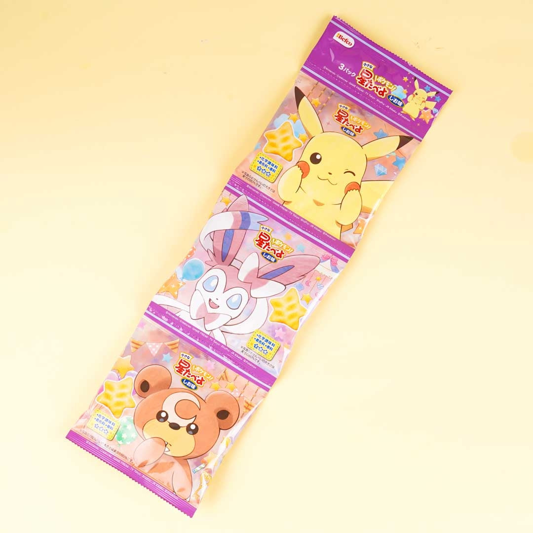 Pokemon Hoshitabeyo Star Snacks Mini Pack Set - 3 pcs