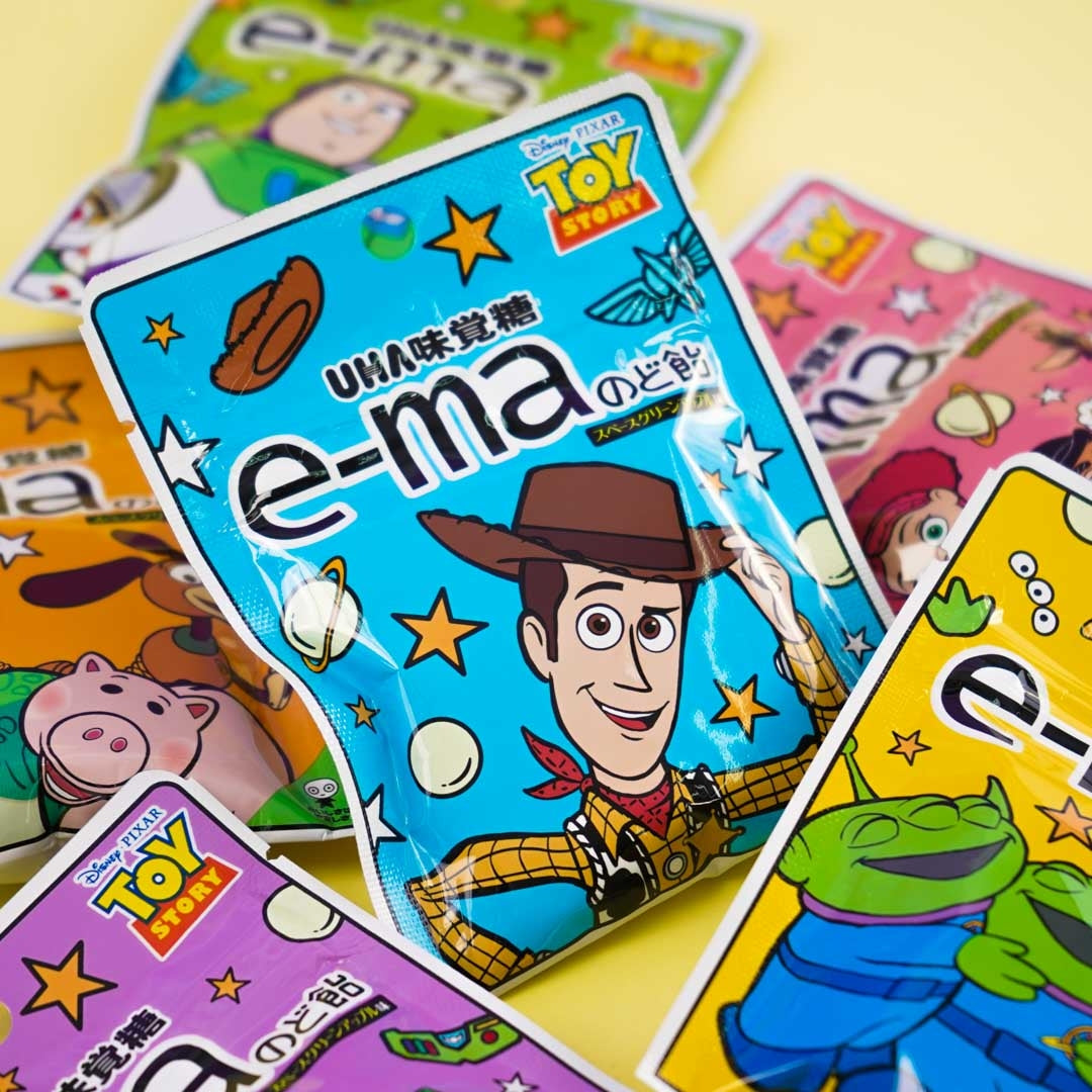 Toy Story e-ma Throat Candy Pack - Green Apple