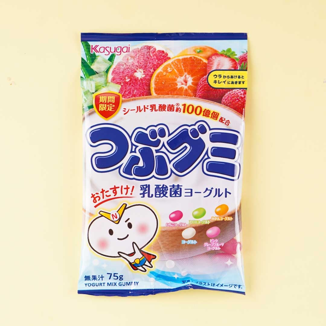 Kasugai Tsubu Lactic Acid Bacteria Gummy Candy - Yogurt