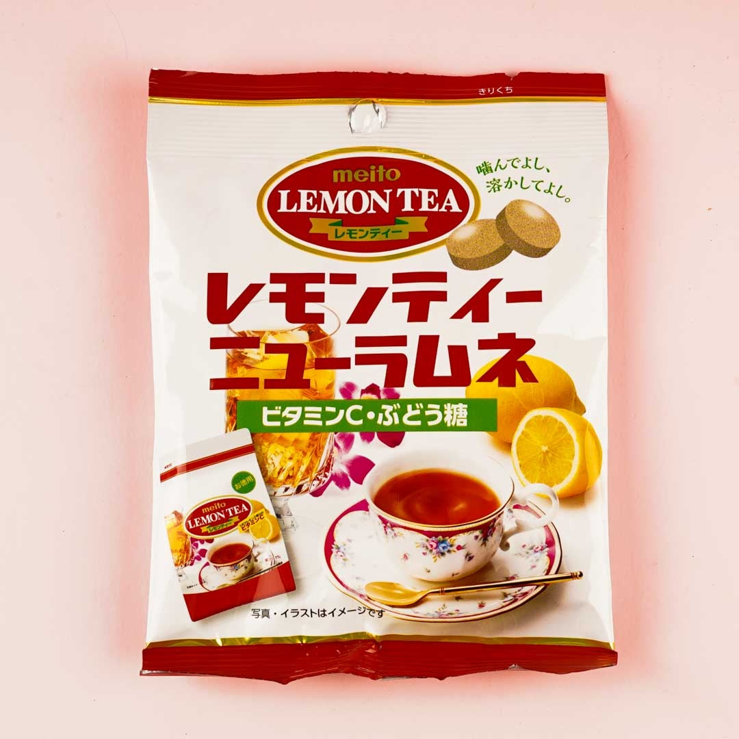 Meito Lemon Tea Ramune Candy Bag