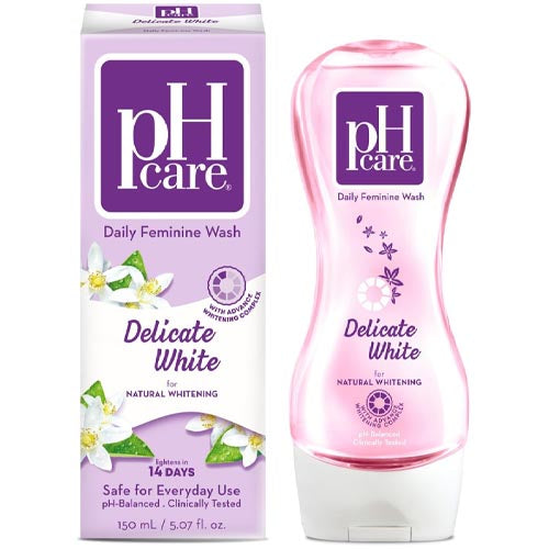 pH Care - Daily Feminine Wash - Delicate White for Natural - 150 ML