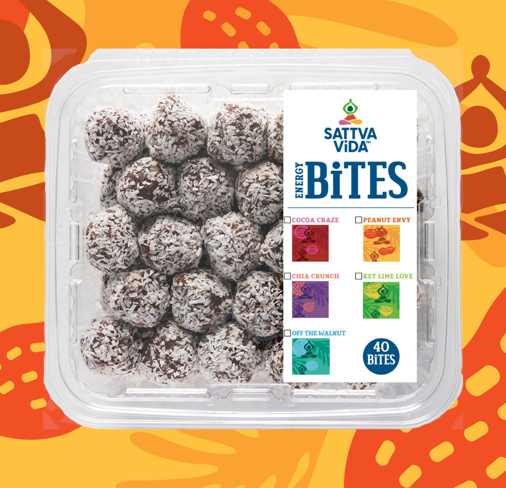 Sattva Vida Peanut Envy Energy Bites - 40 Bites total
