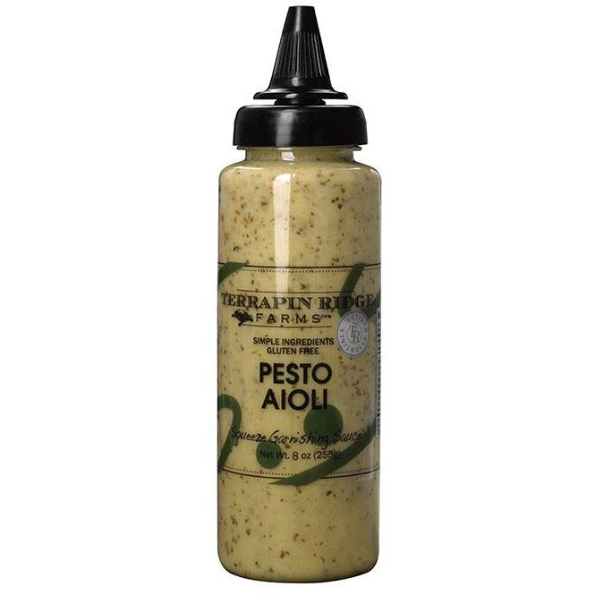 Terrapin Ridge Farms Pesto Aioli Garnishing Squeeze