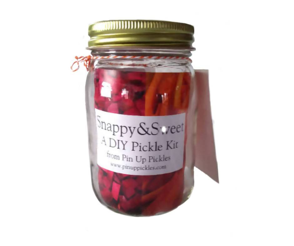 DIY Pickle Kit w/ Jars - Snappy & Sweet - 24 Jars