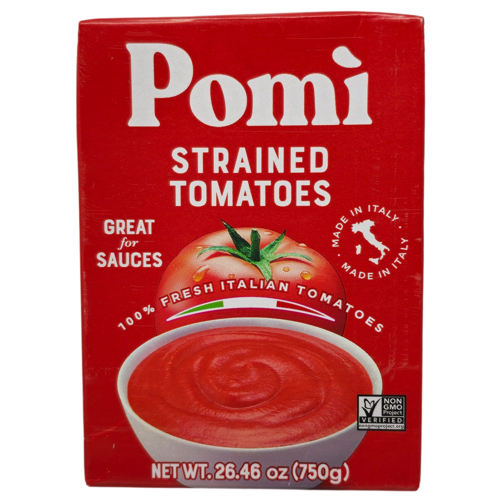 Pomi No Sodium Added Strained Tomatoes- 26oz.