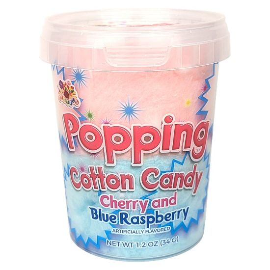 Popping Cotton Candy Cherry and Blue Raspberry