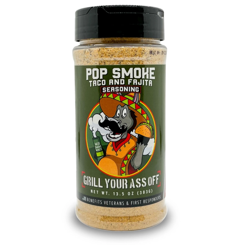 Grill Your Ass Off Pop Smoke Taco and Fajita Seasoning