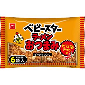 Baby Star Spicy Chicken Ramen Snack - 6 pcs Pack