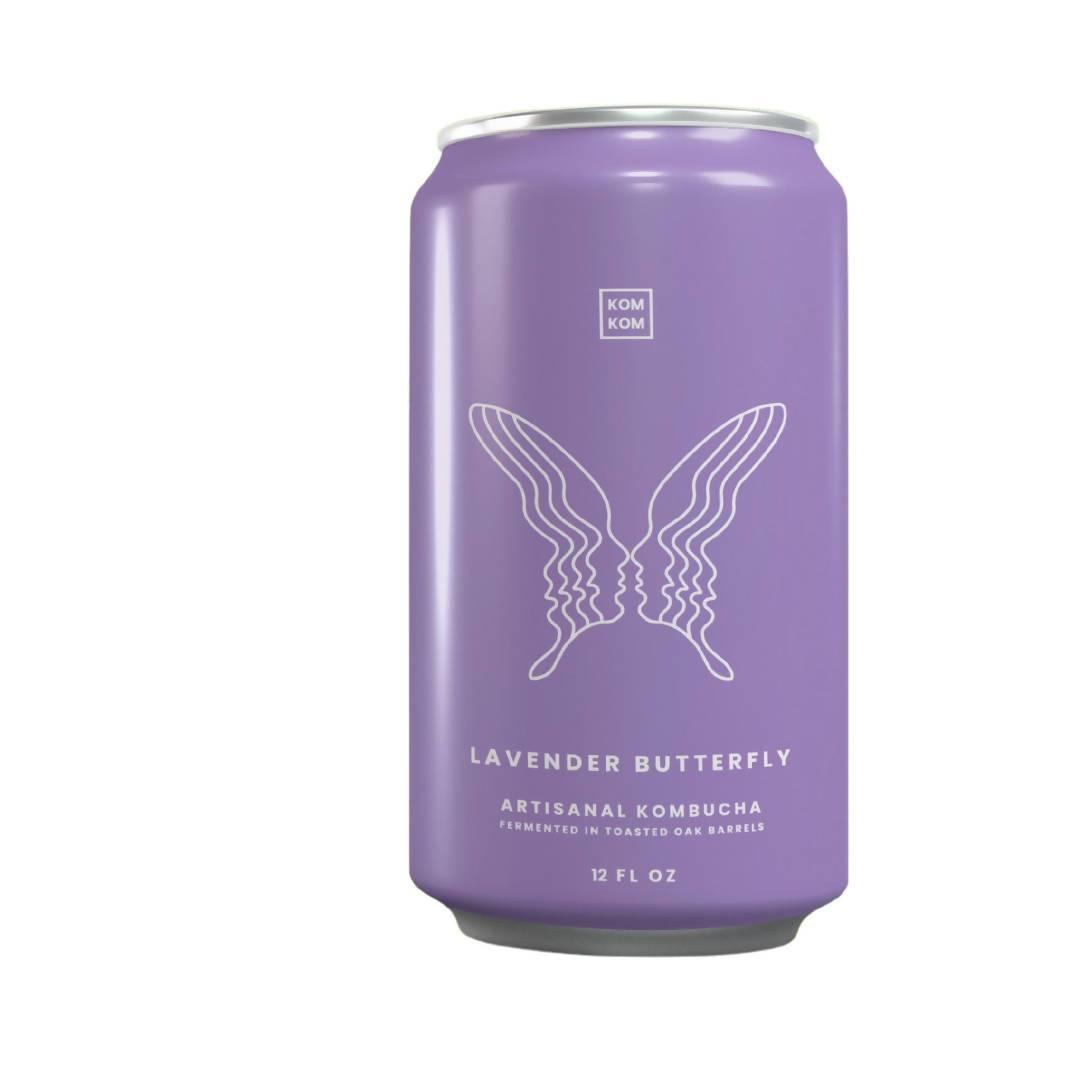 RMBR Kombucha Flow Butterfly Lavender Can - 24 cans x 12 oz case