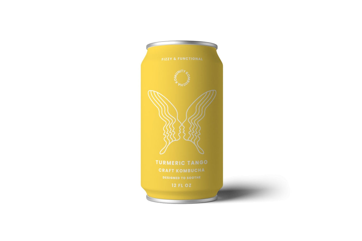 RMBR Kombucha Renew Turmeric Tango Can - 24 can x 12 oz case