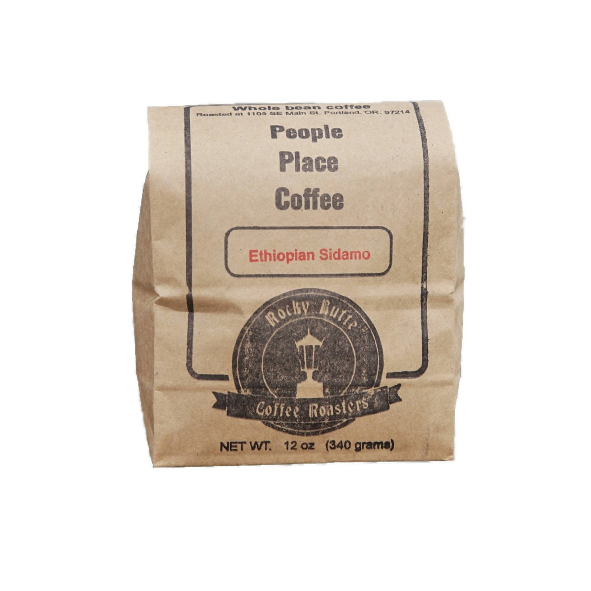 Ethiopia Sidamo Coffee Beans (Light Roast) Bags - 12 OZ x 10