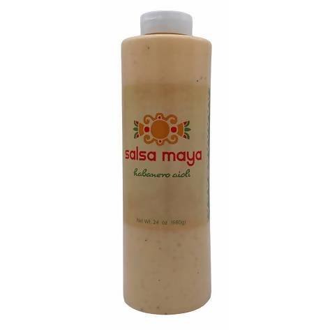 Salsa Maya Habanero Aioli Squeeze - 6 Bottles x 24oz