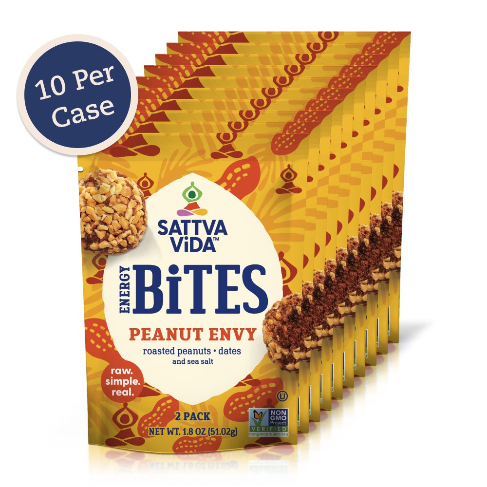 Sattva Vida NEW - Peanut Envy Energy Bites, 2pack (10 per case)