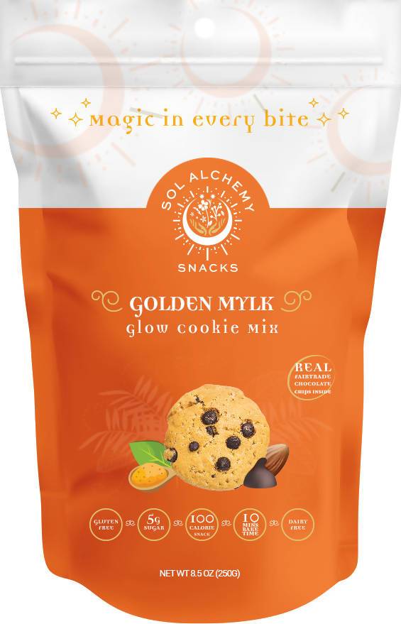 Sol Alchemy Golden Mylk Glow Cookie Mix Bag - 12 bags x 7.4oz case