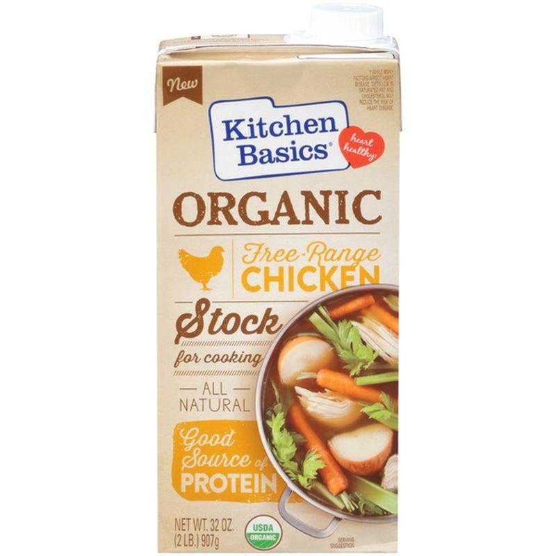 Kitchen Basics Organic Free Range Chicken Stock