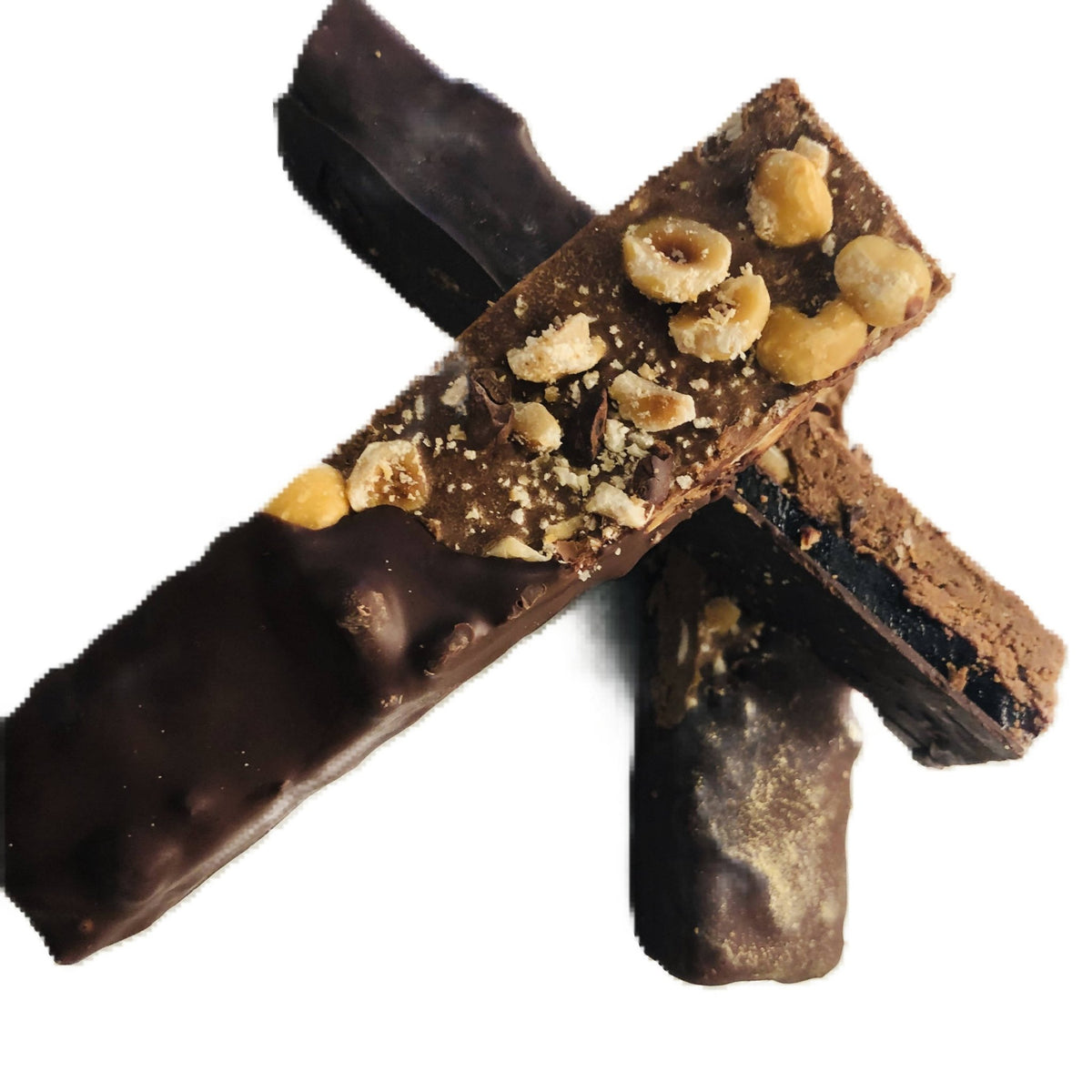 Sugar, Butter, Chocolate Hazelnut Blackberry Crunch Chocolate Bar - 48 x 1 Pc