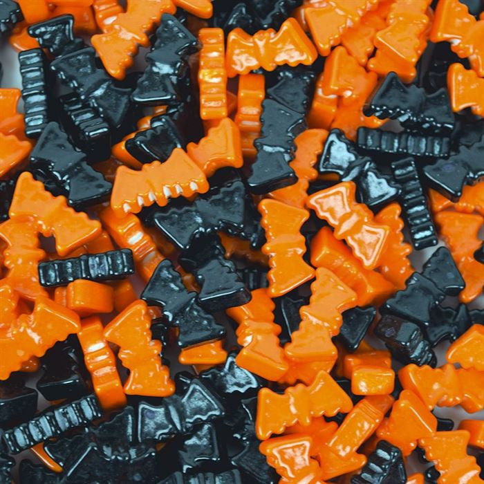 Orange & Black Candy Bats