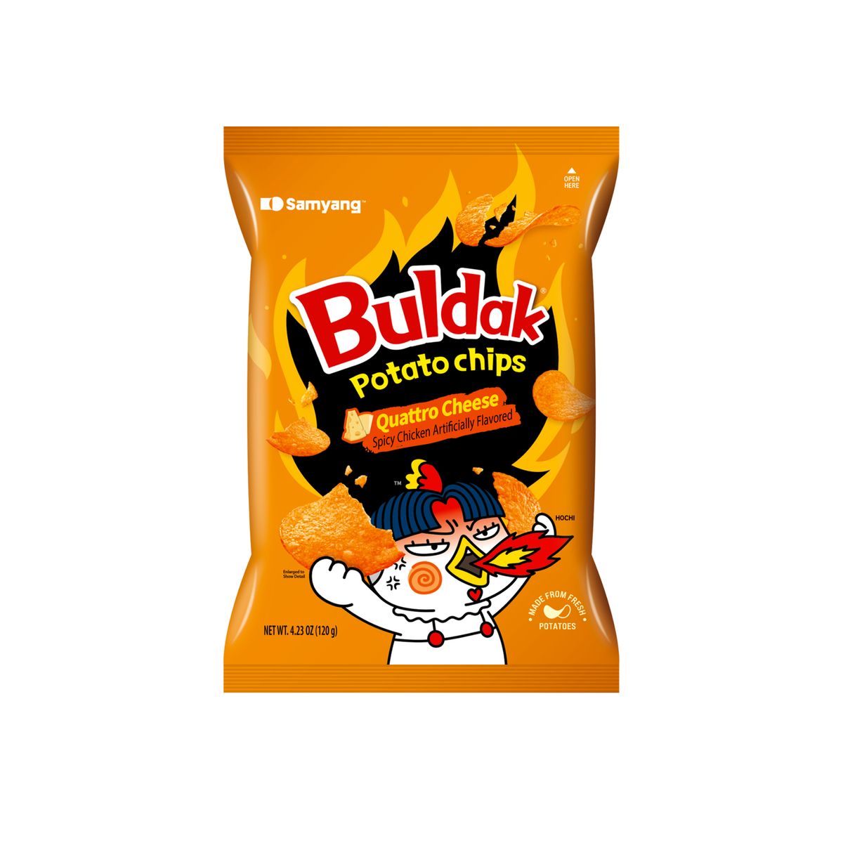 Buldak Potato Chips - Quattro Cheese