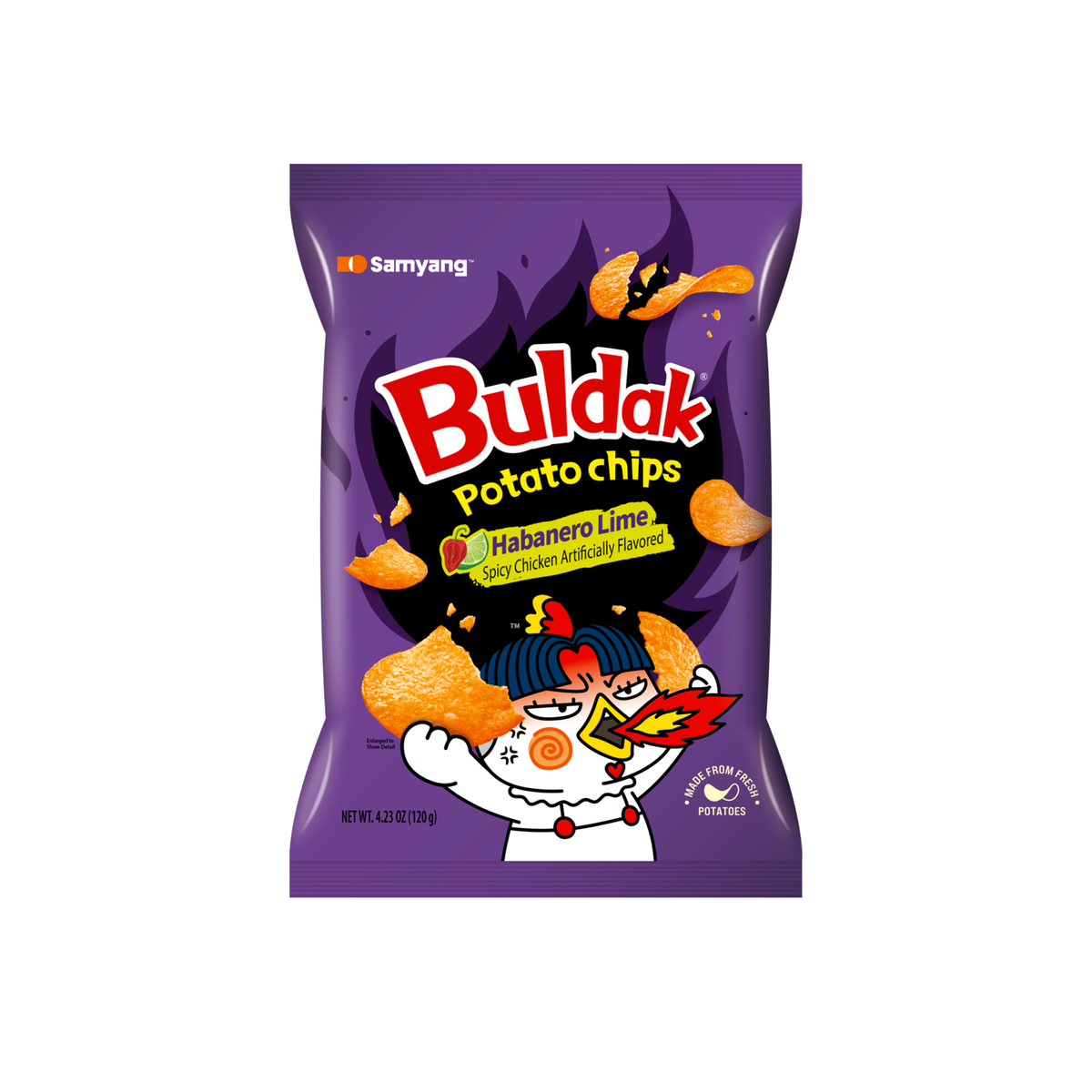 Buldak Potato Chips - Habanero Lime