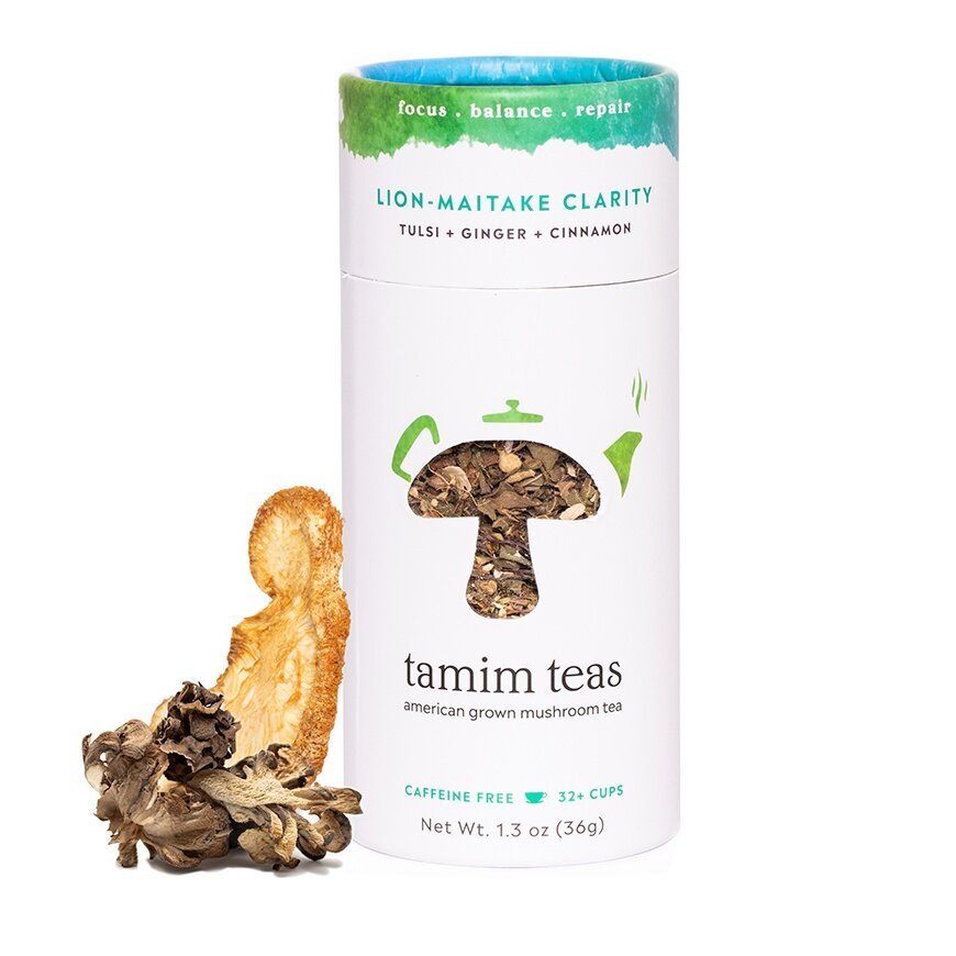 Tamim Teas's Lion-Maitake Clarity | Maitake & Lion's Mane Mushroom Tea