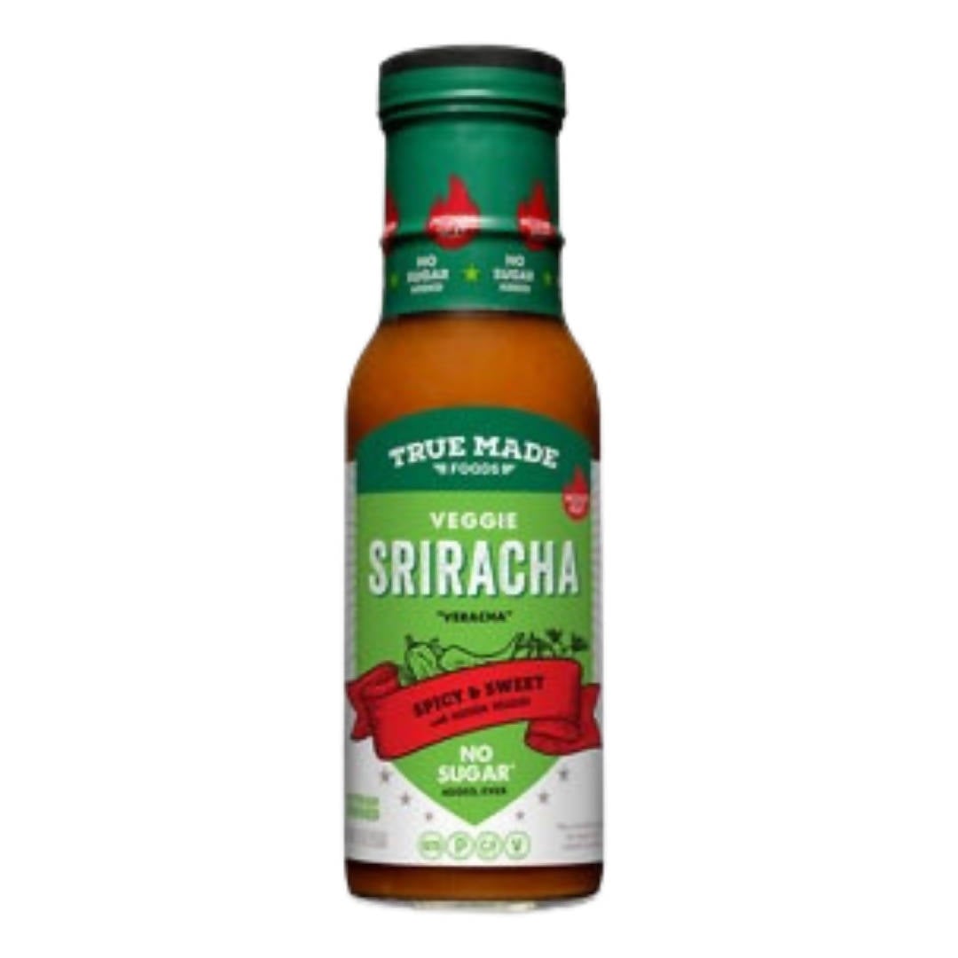 True Made Veggie Sriracha Veracha Bottles - 6 bottles x 9oz case