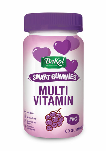 Bakol Multi Vitamin Grape Flavor, 60 Gummies
