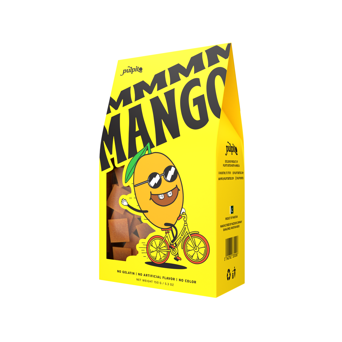 Pulpito MMM Mango Fruit Bites Box - 12 Boxes x 150g case