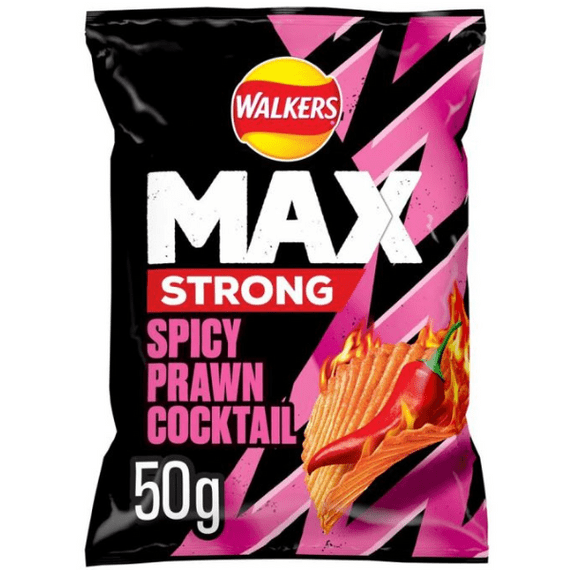 Walkers Max Strong Spicy Prawn Cocktail