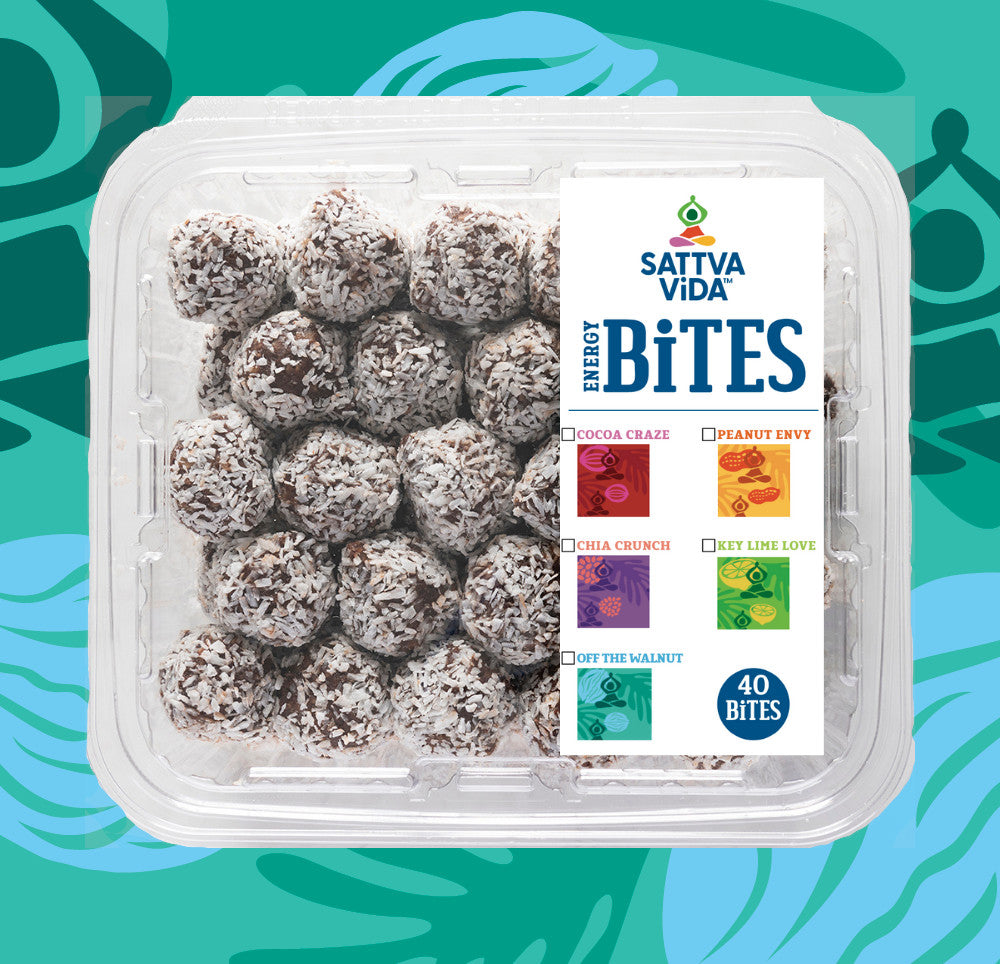 Sattva Vida Off The Walnut Energy Bites - 40 Bites total