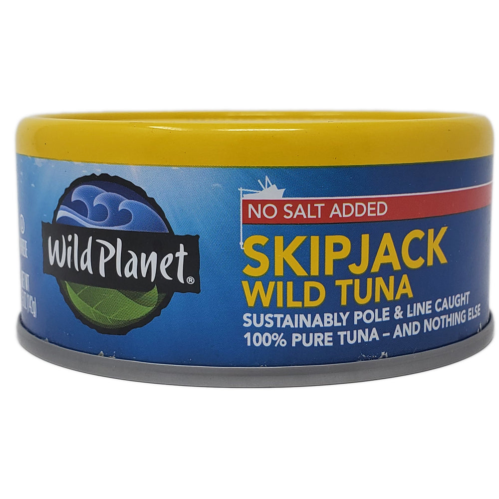 Wild Planet No Salt Added Skipjack Tuna - 5oz.
