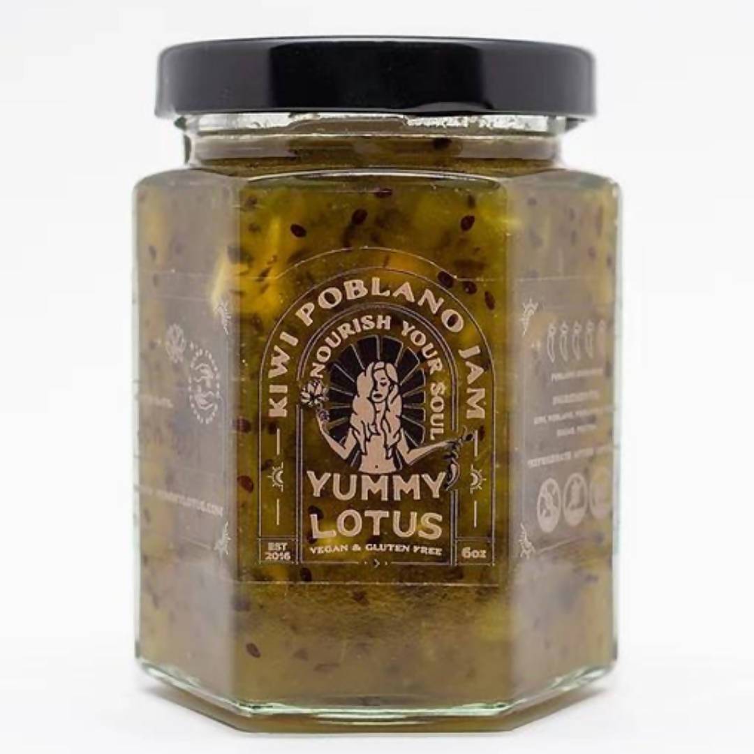 Kiwi Poblano Jam - 6 x 6oz