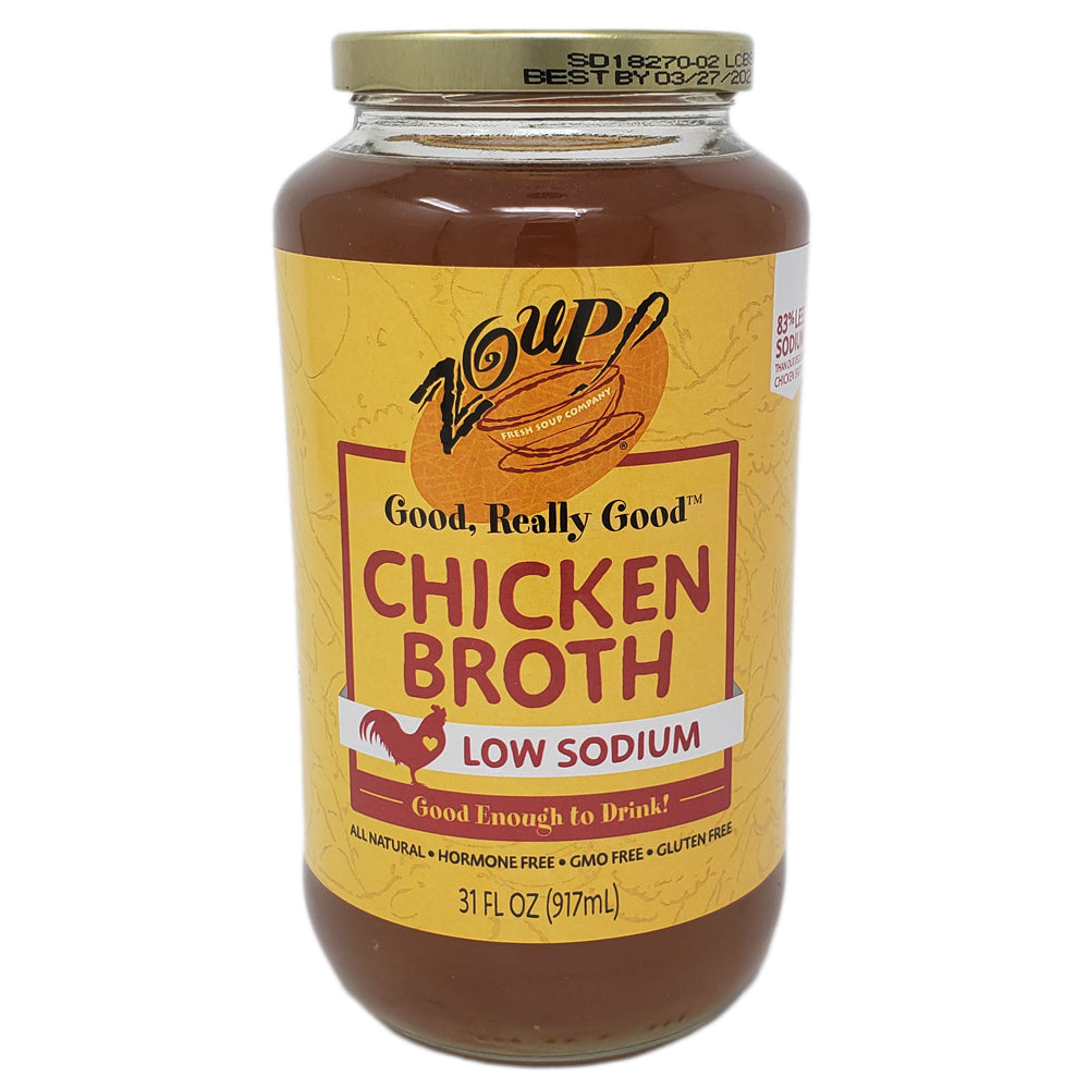 Zoup! Low Sodium Chicken Broth - 31oz.